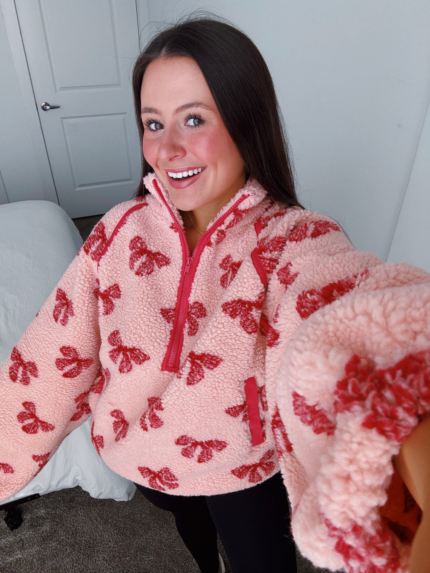 Wrapped in Warmth Fleece Henley Pullover