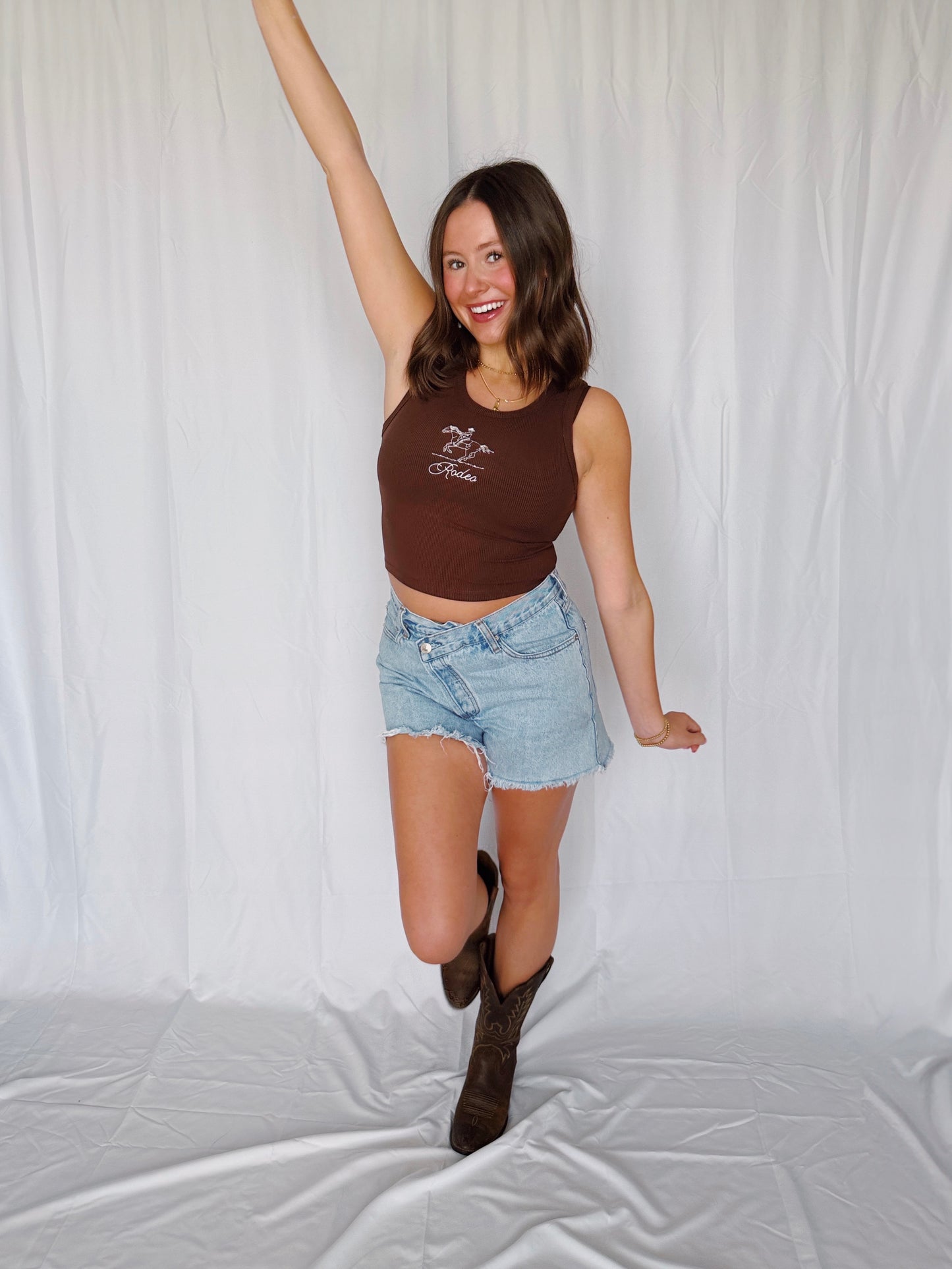 God's Country Embroidered Rodeo Tank