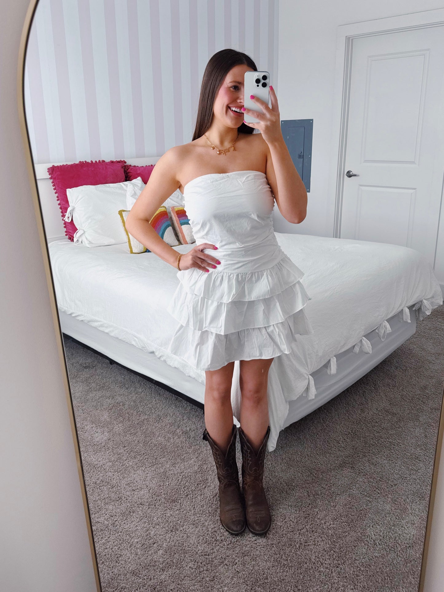 Make Your Mark Ruffle Dress