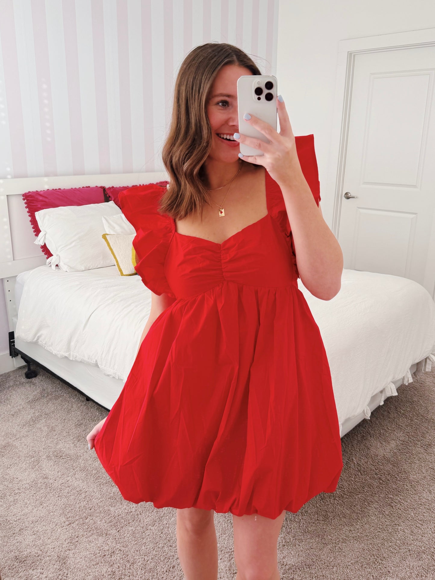 Candy Apple Bubble Dress