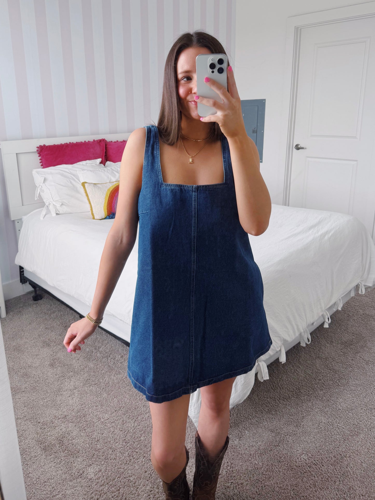 Long Live Cowgirls Denim Dress