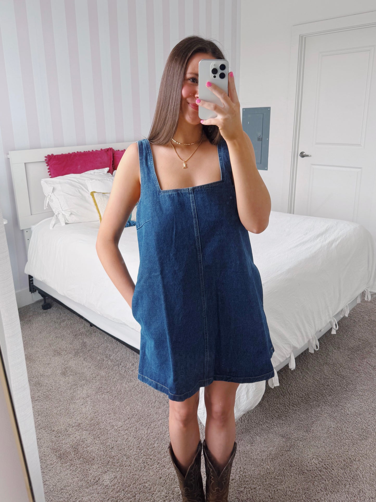 Long Live Cowgirls Denim Dress