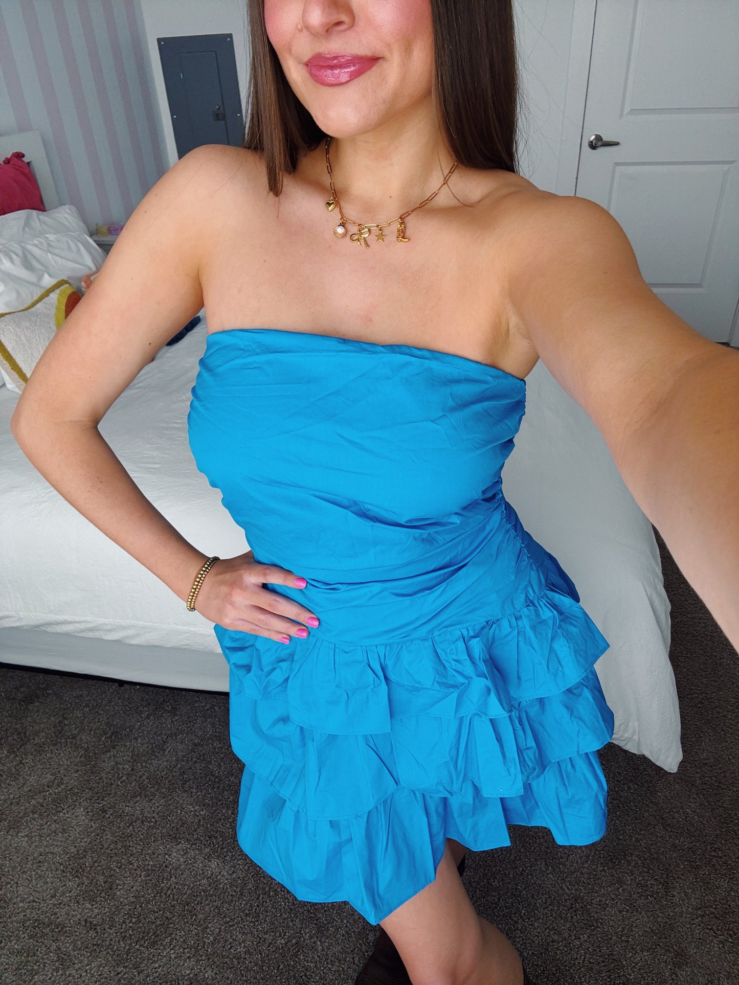 Make Your Mark Ruffle Dress