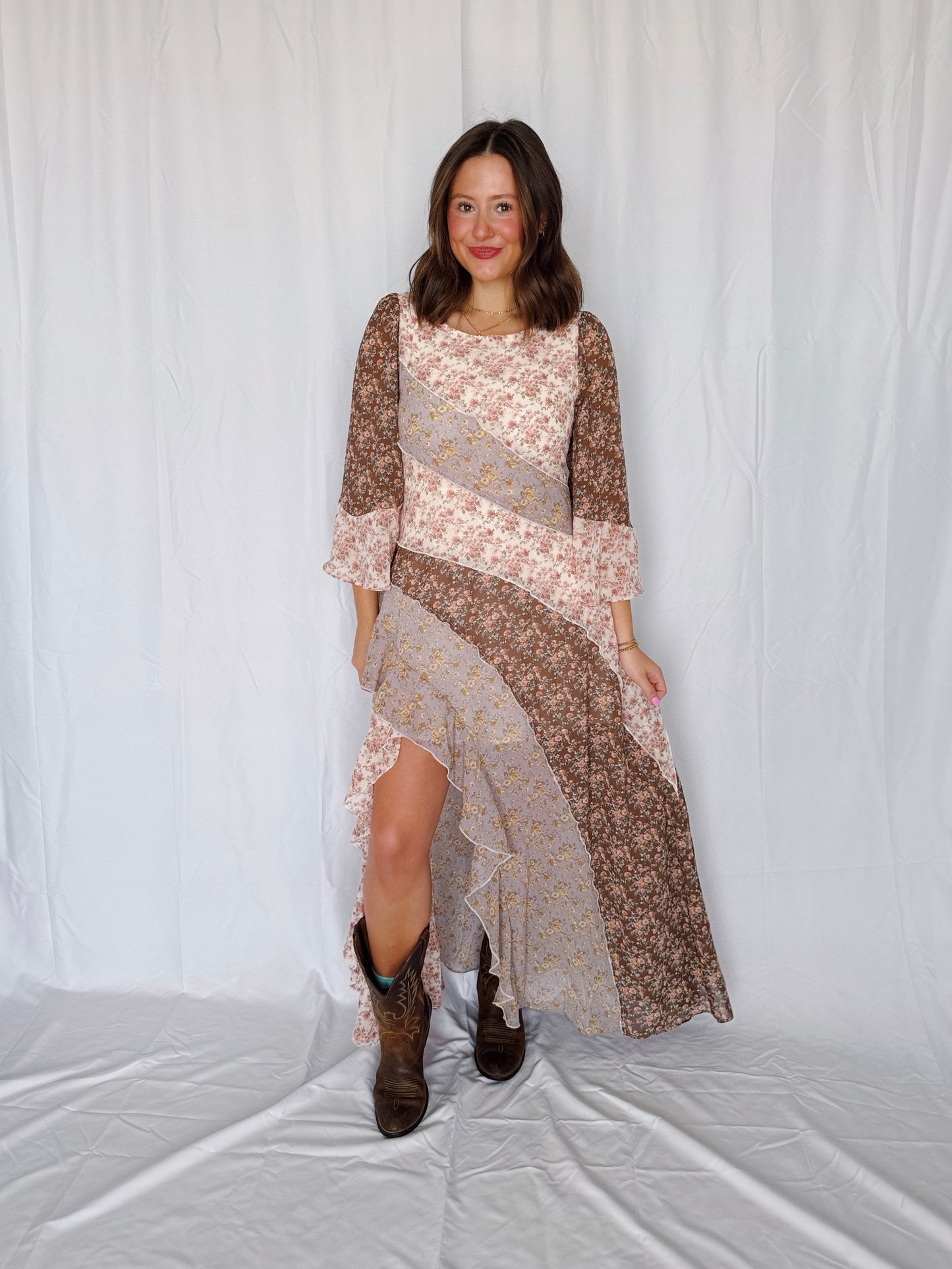 Golden Hour Floral Maxi Dress