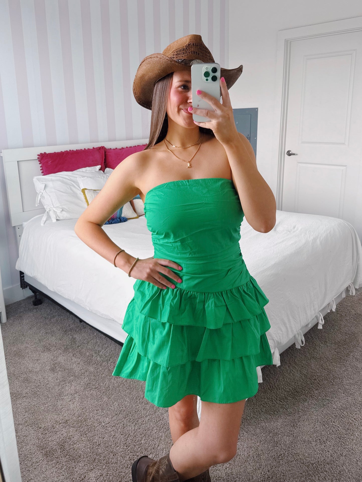 Make Your Mark Ruffle Dress