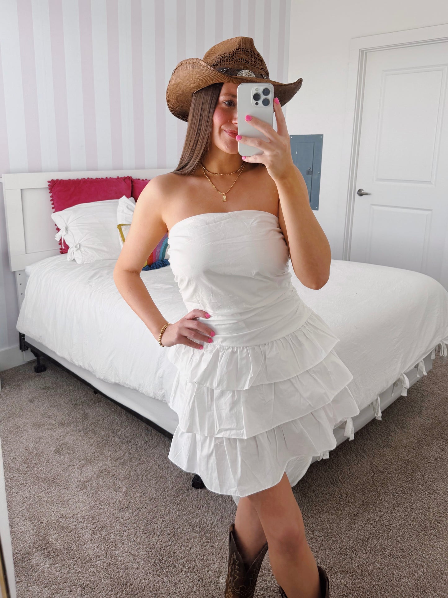 Make Your Mark Ruffle Dress