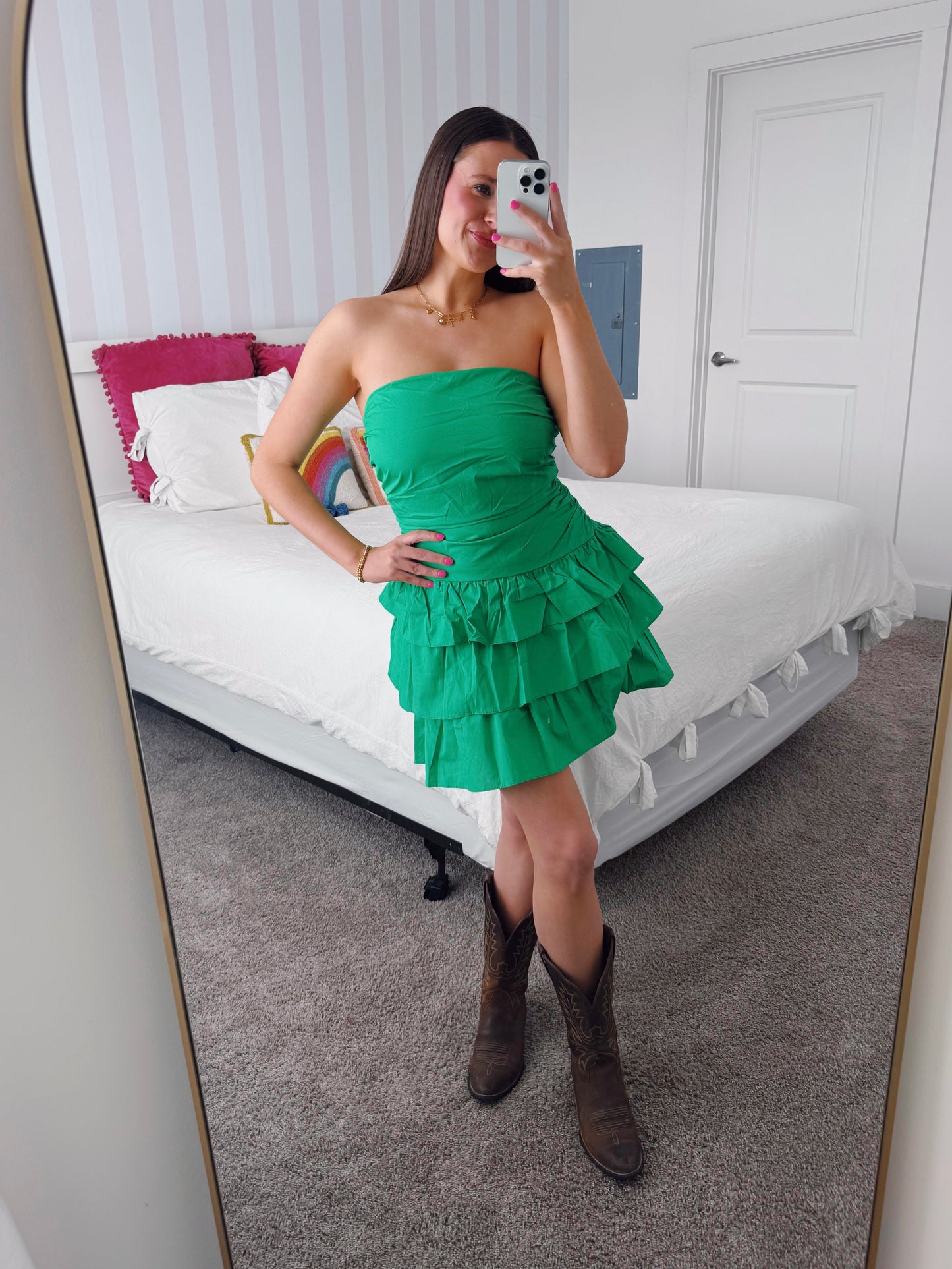 Make Your Mark Ruffle Dress