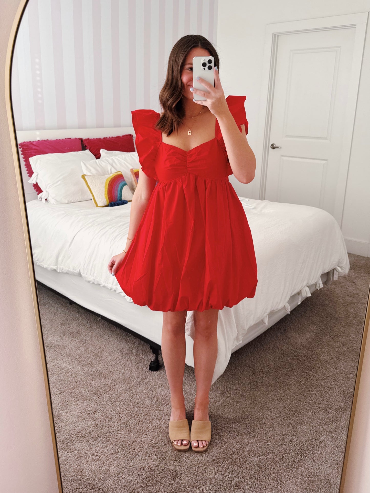 Candy Apple Bubble Dress