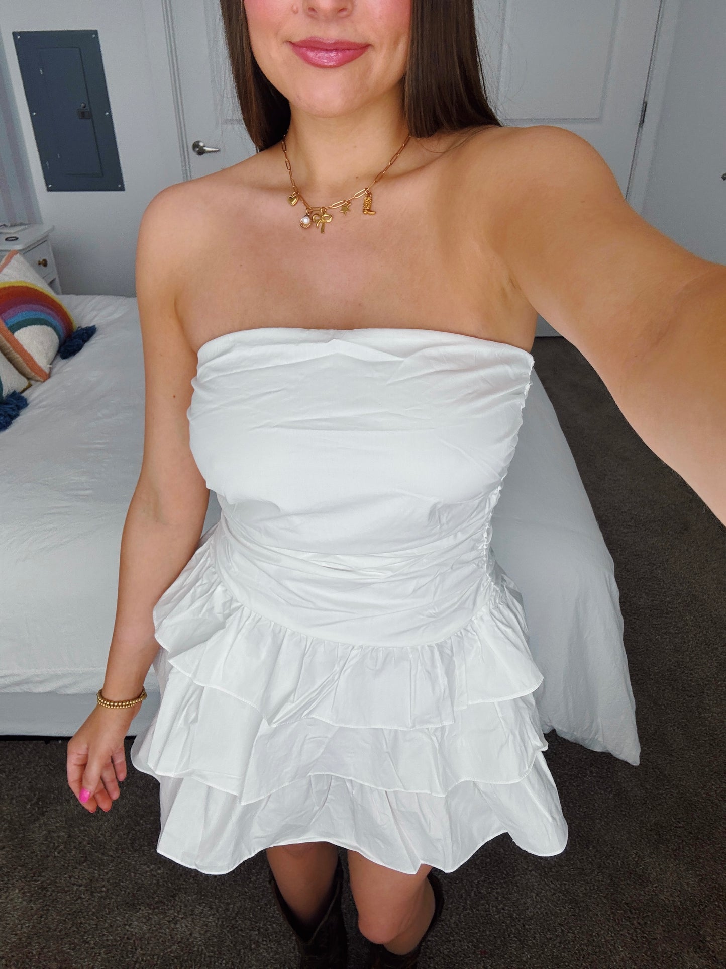 Make Your Mark Ruffle Dress