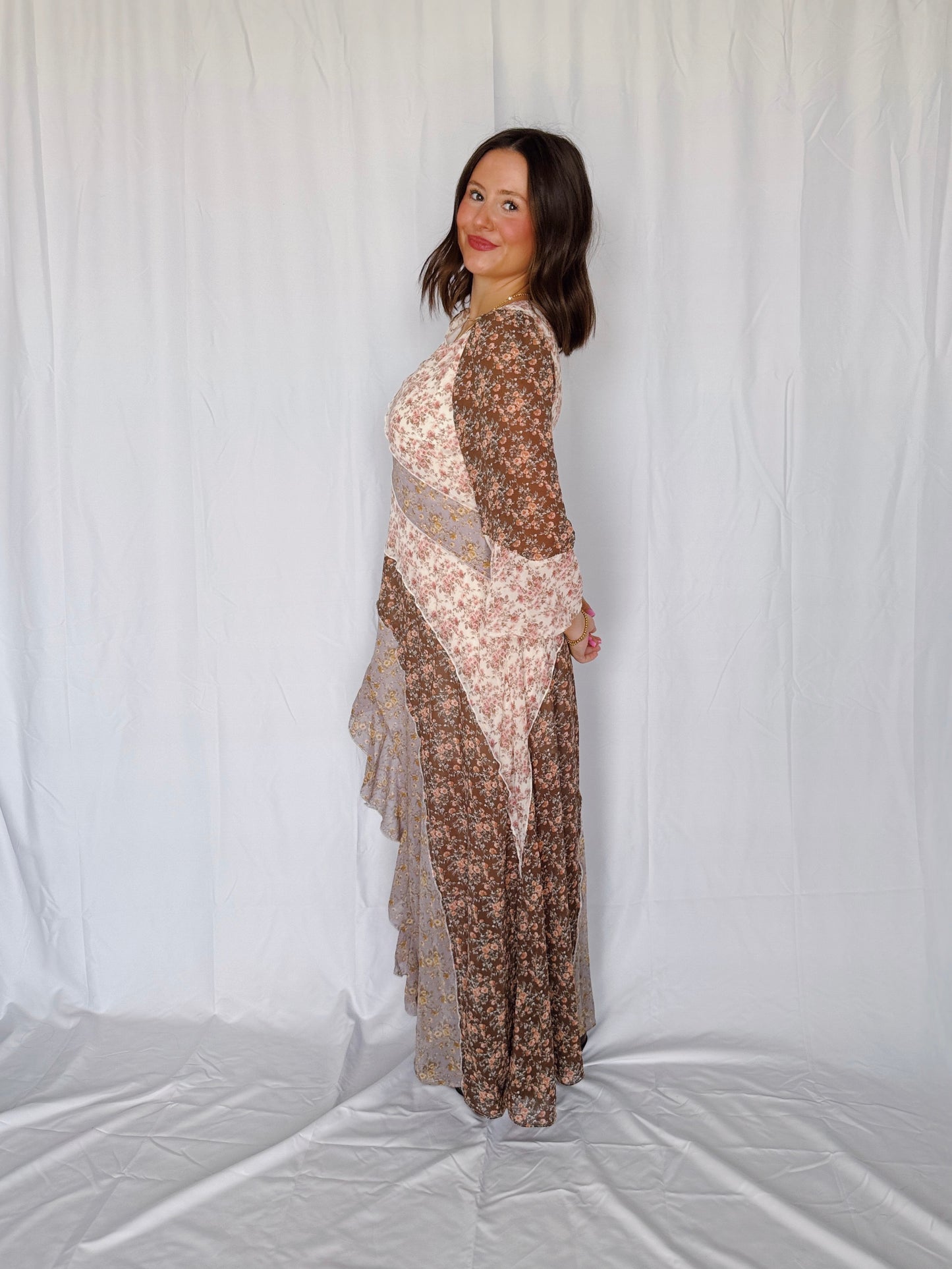 Golden Hour Floral Maxi Dress