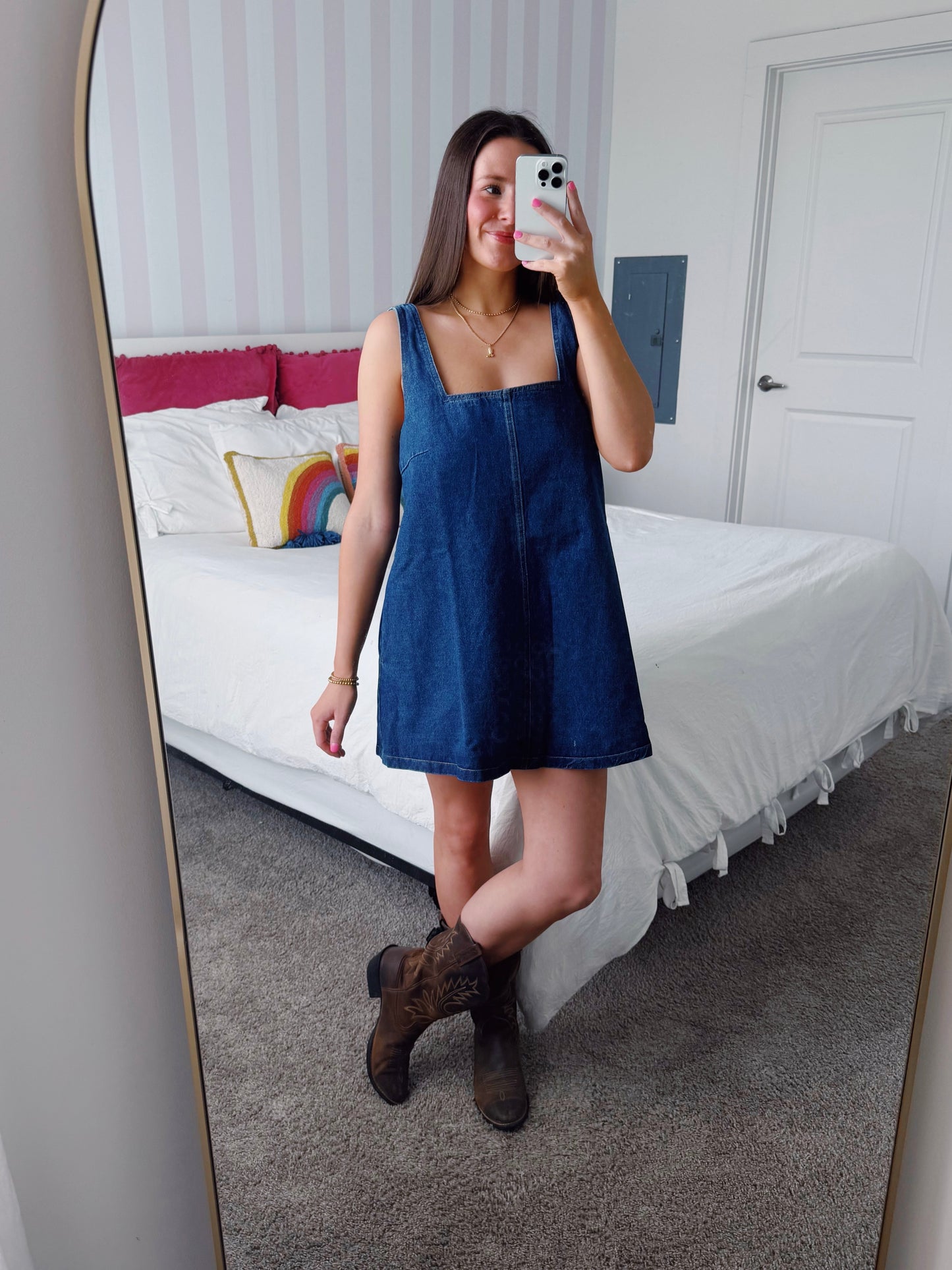 Long Live Cowgirls Denim Dress