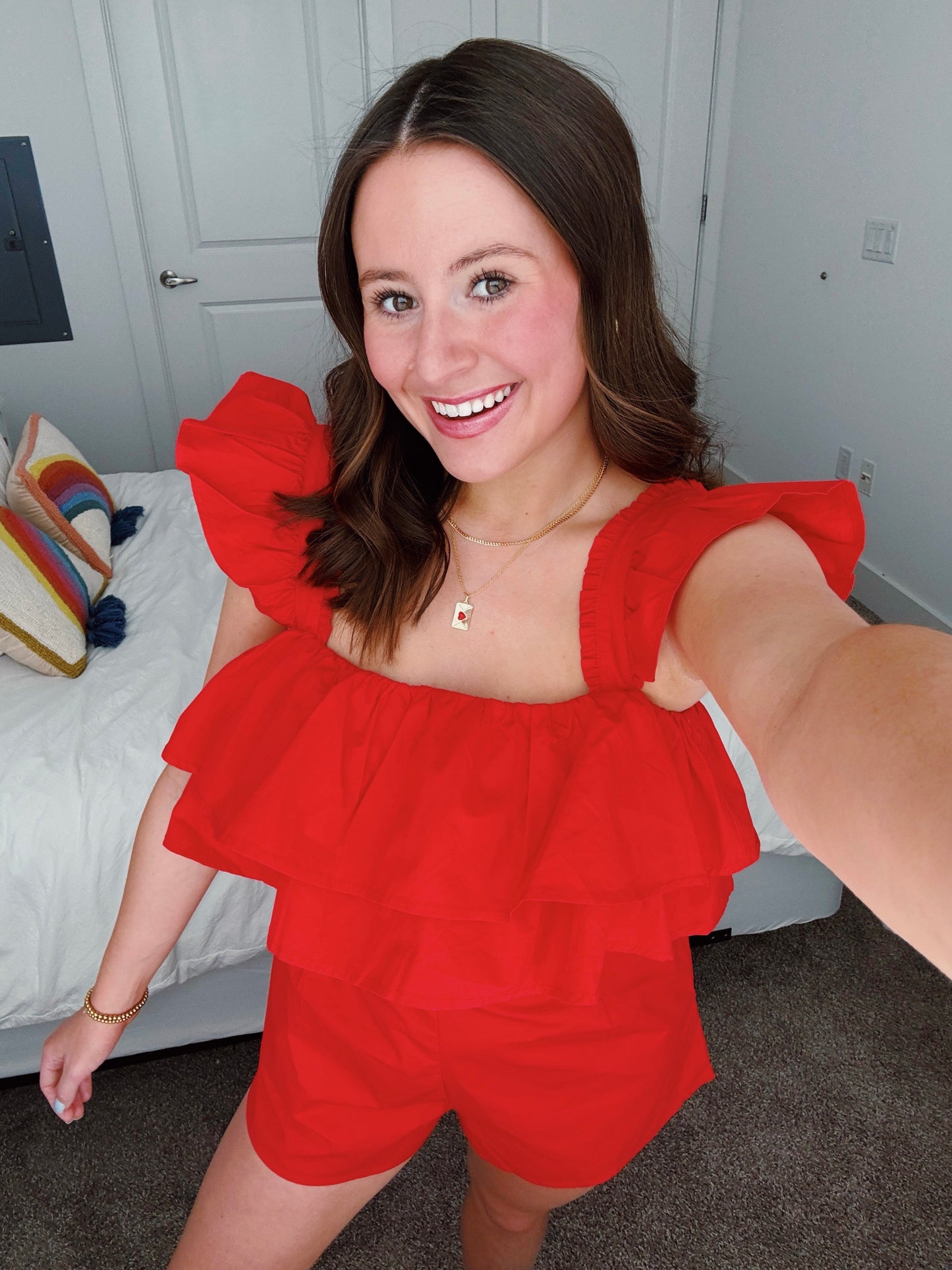 Perfect Picnic Ruffle Romper