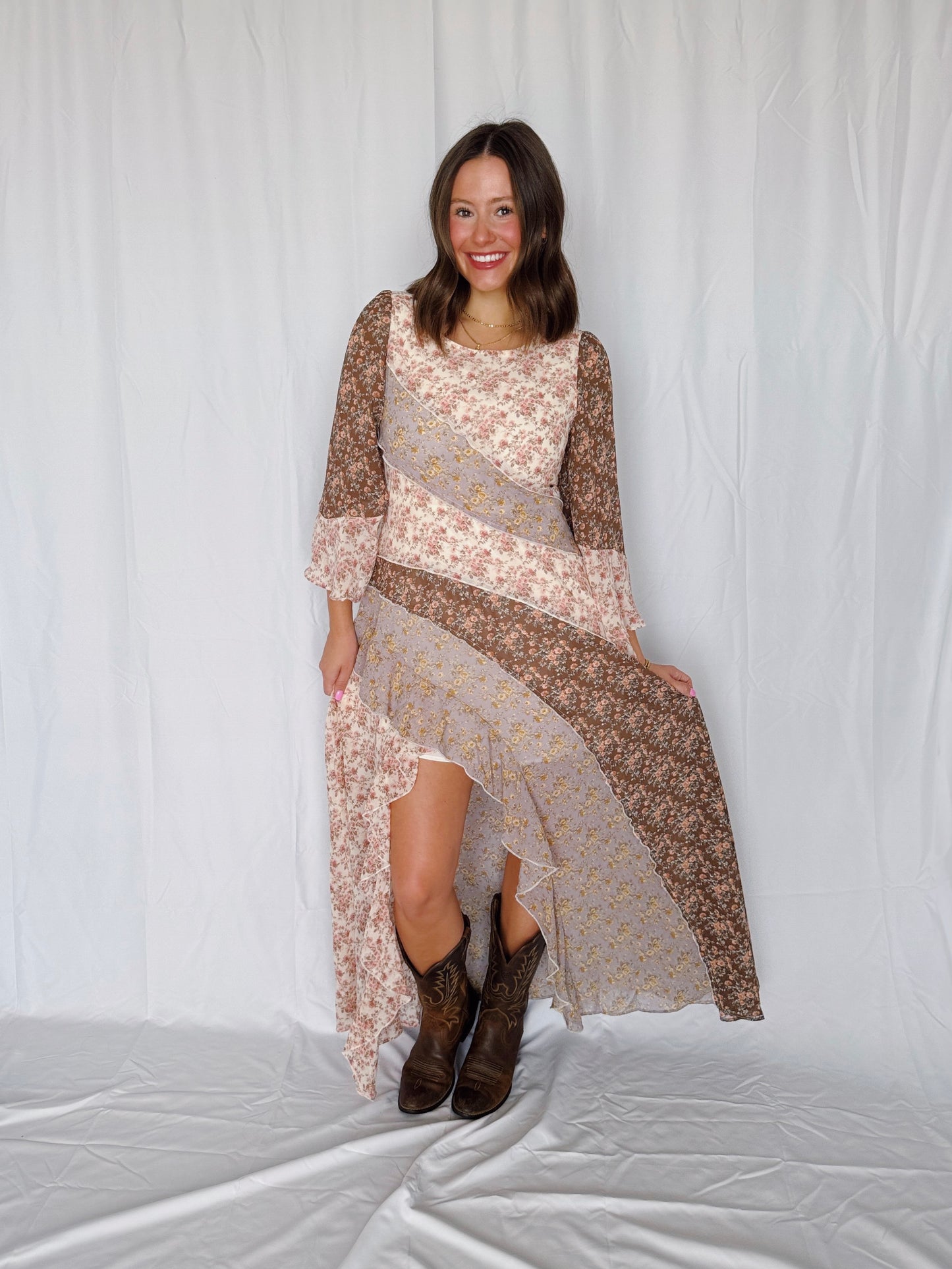 Golden Hour Floral Maxi Dress