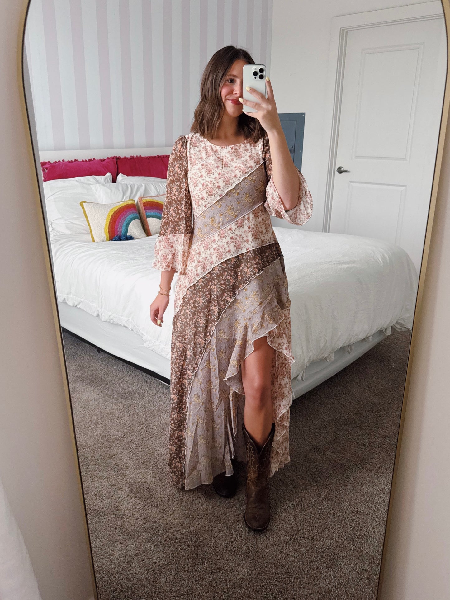 Golden Hour Floral Maxi Dress
