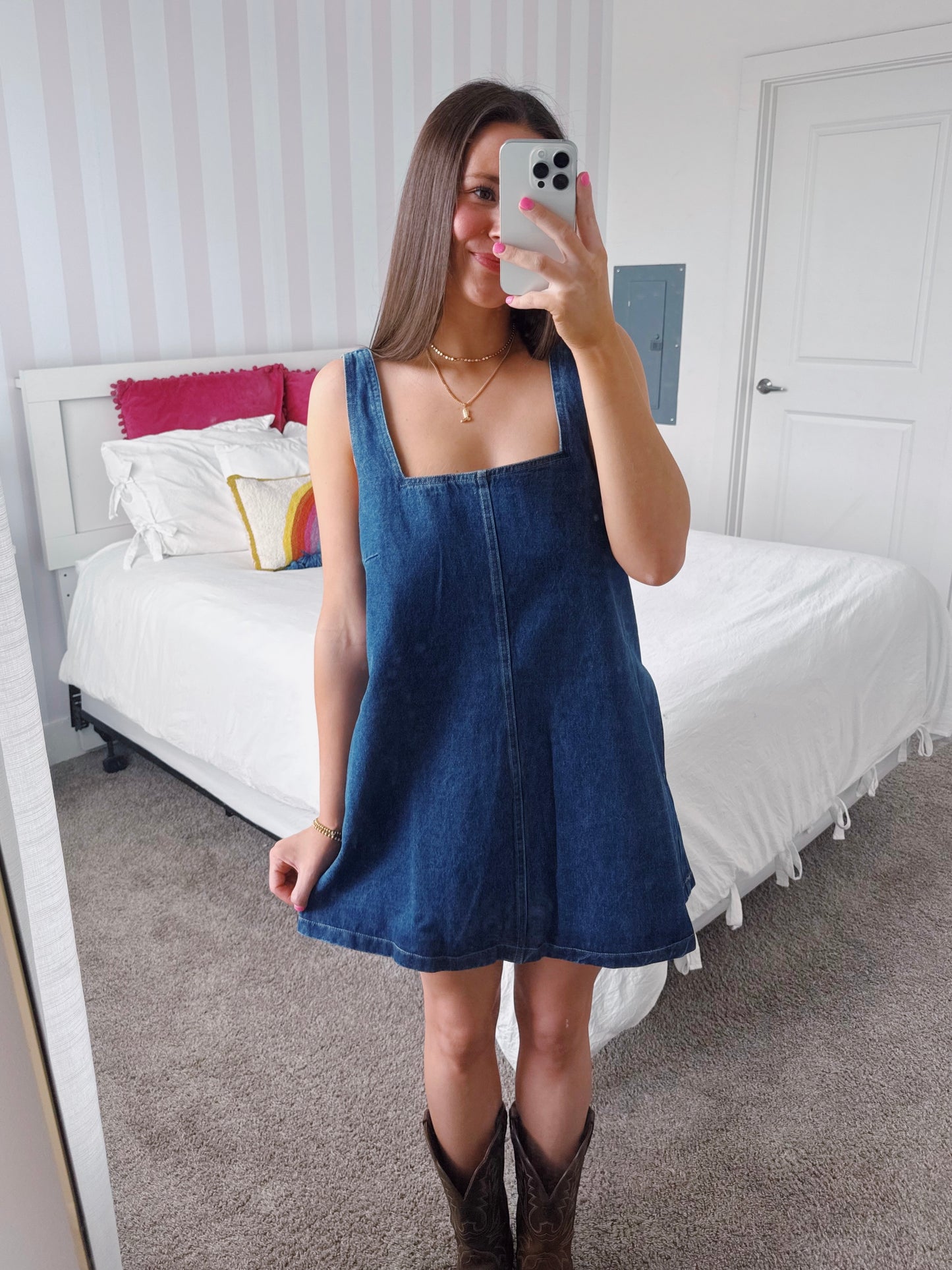 Long Live Cowgirls Denim Dress