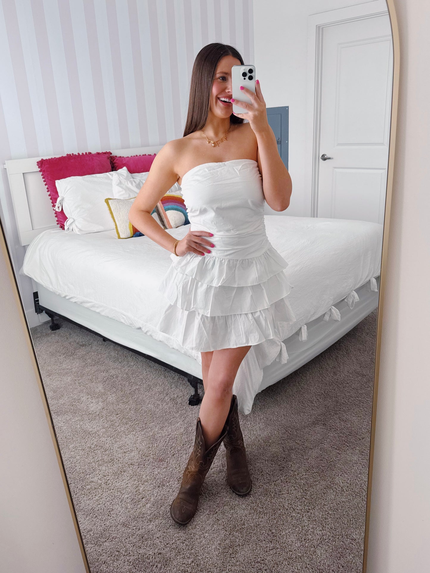 Make Your Mark Ruffle Dress