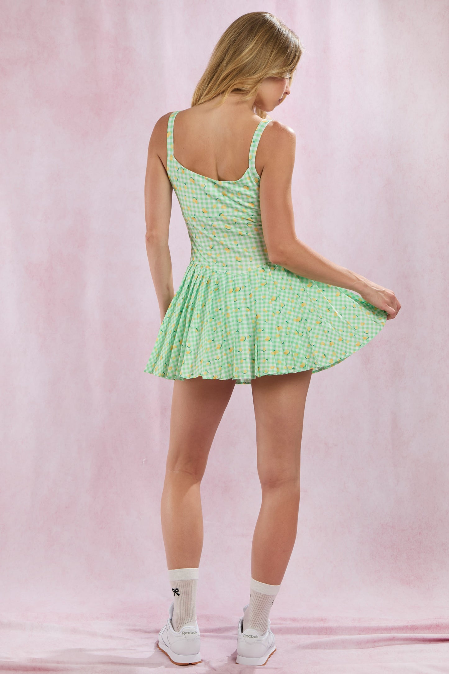 Tutti Frutti Lemon Athletic Romper Dress
