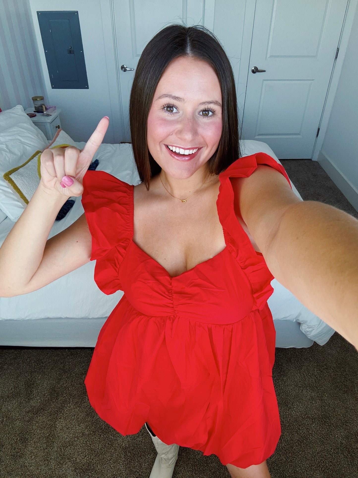 Candy Apple Bubble Dress