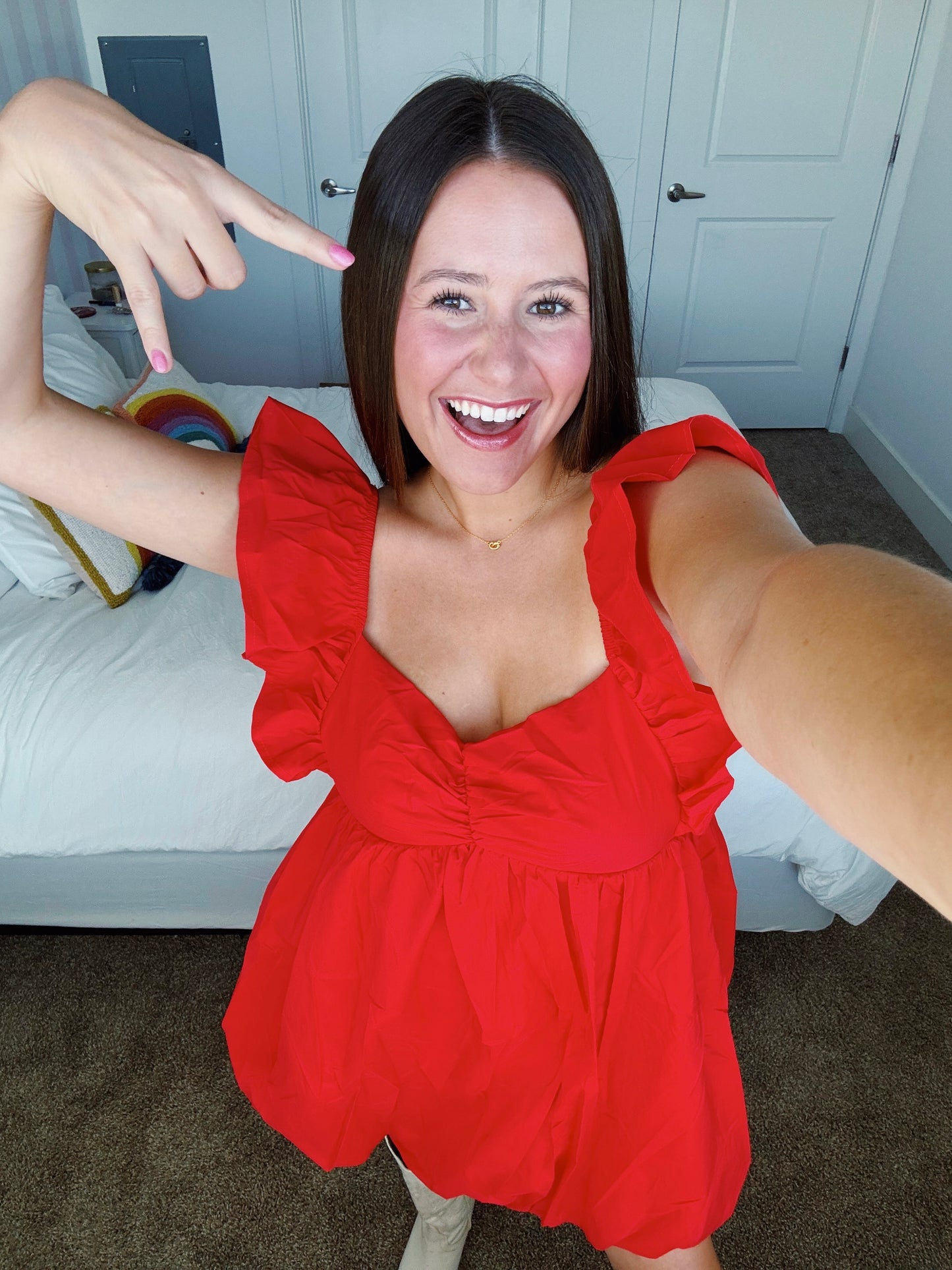 Candy Apple Bubble Dress