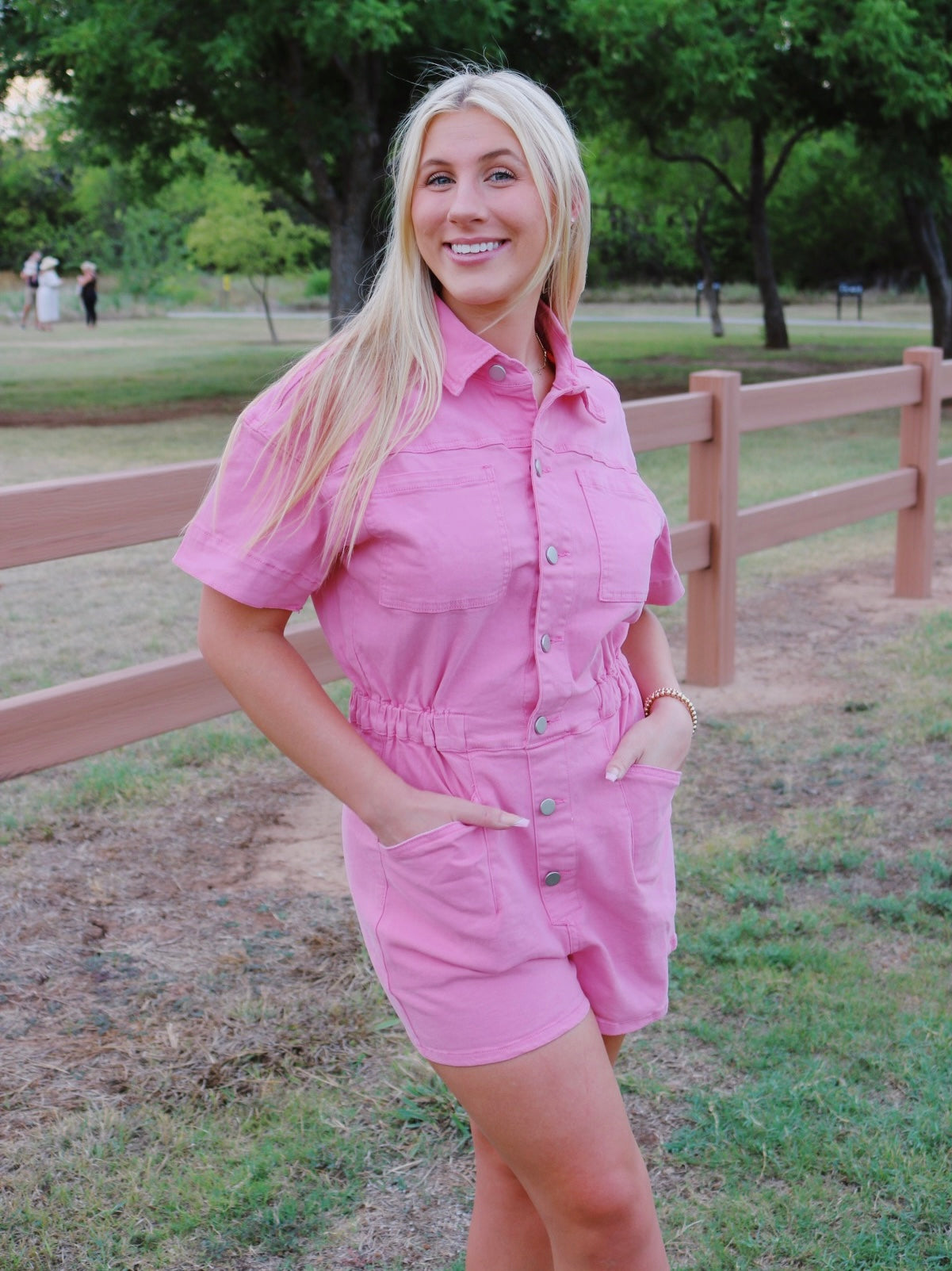 Countryside Cutie Button Down Romper