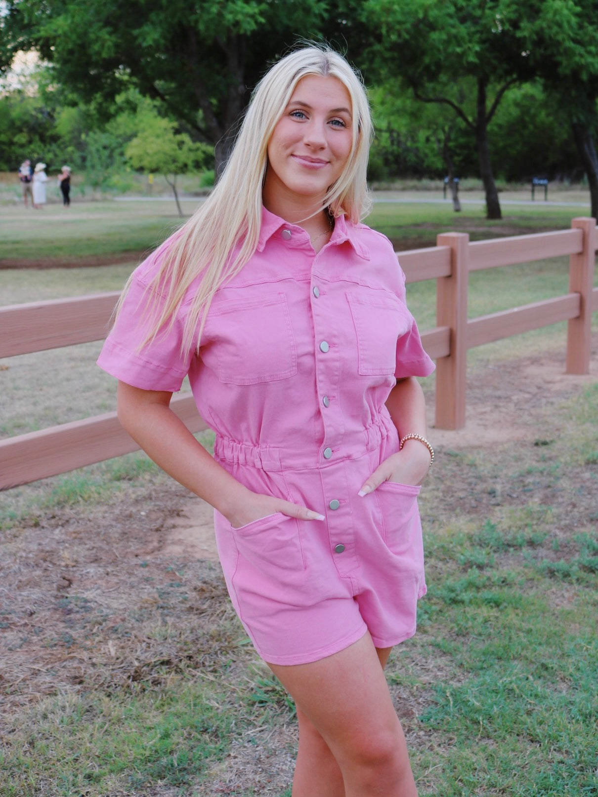 Countryside Cutie Button Down Romper