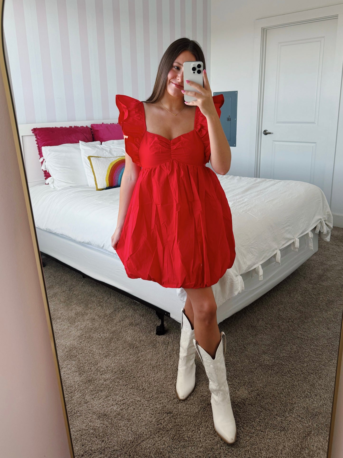 Candy Apple Bubble Dress