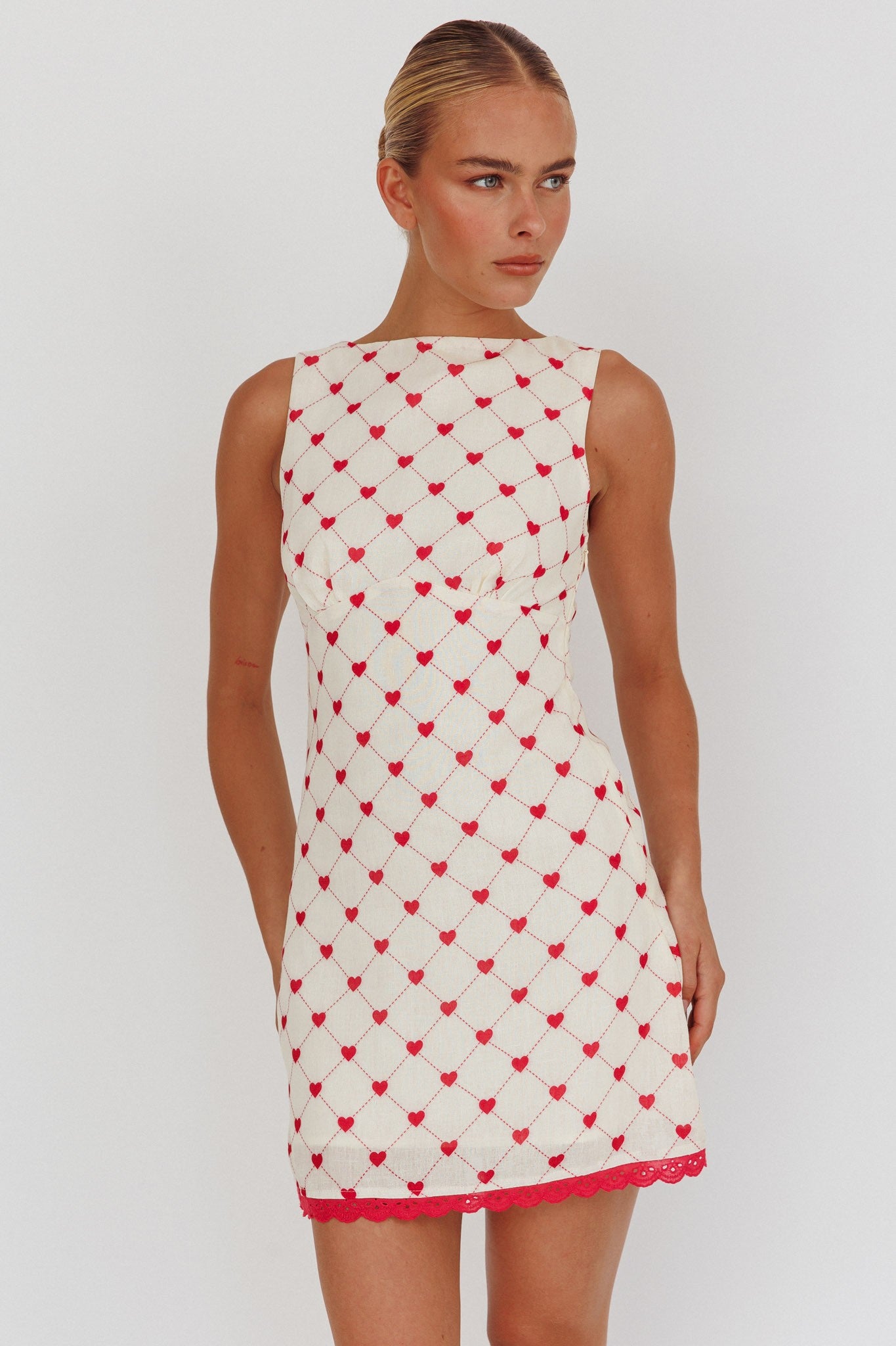 Be Mine Boat Neck Dress