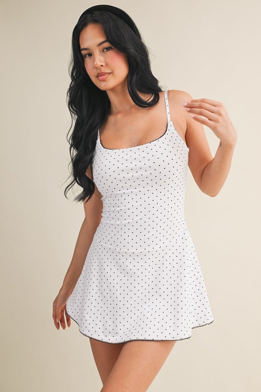 PREORDER: No Limits Polka Dot Athletic Dress (EARLY JUNE)