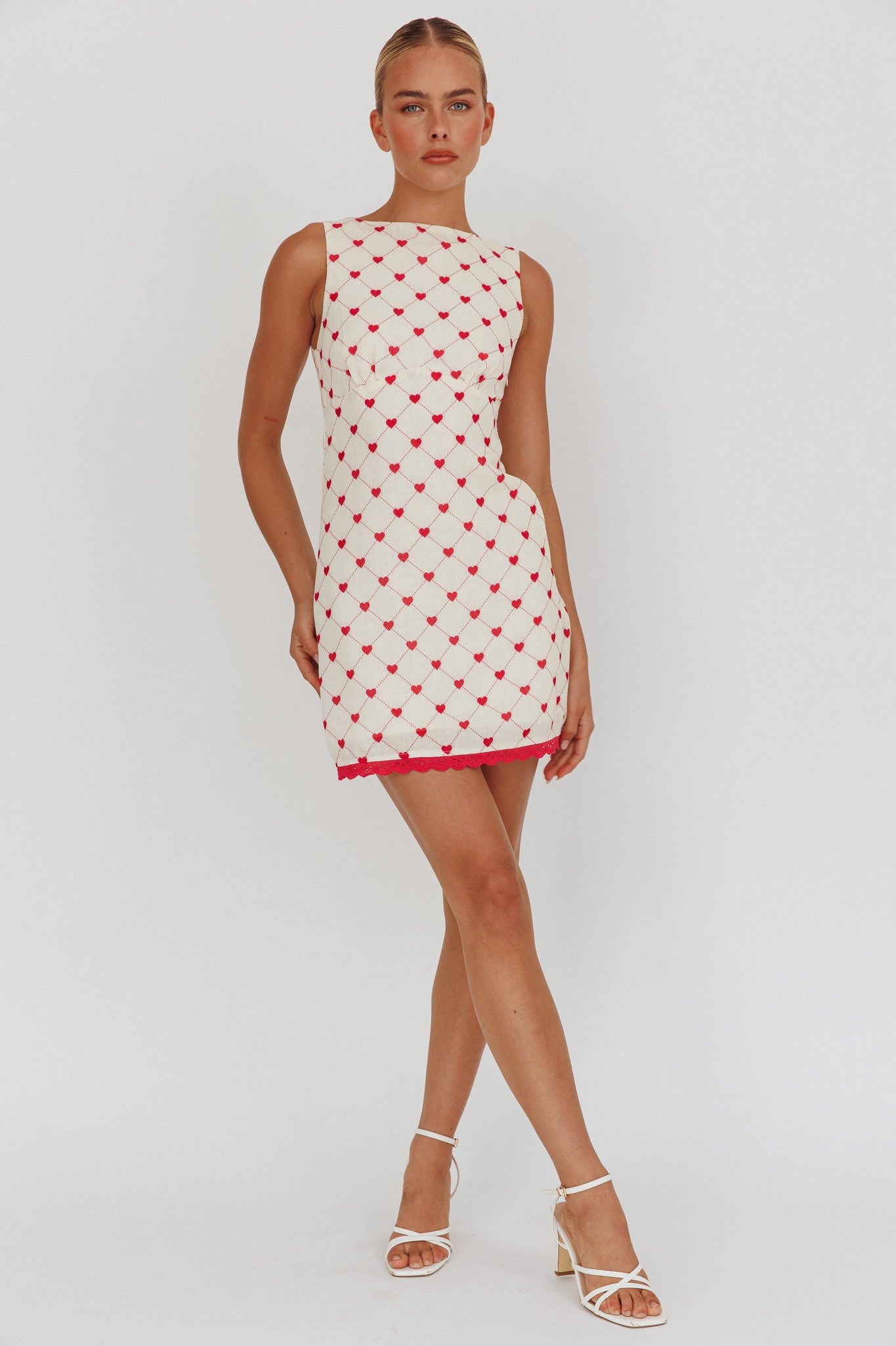 Be Mine Boat Neck Dress