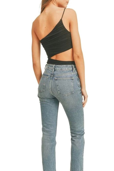 Sneak Peek Cutout Bodysuit