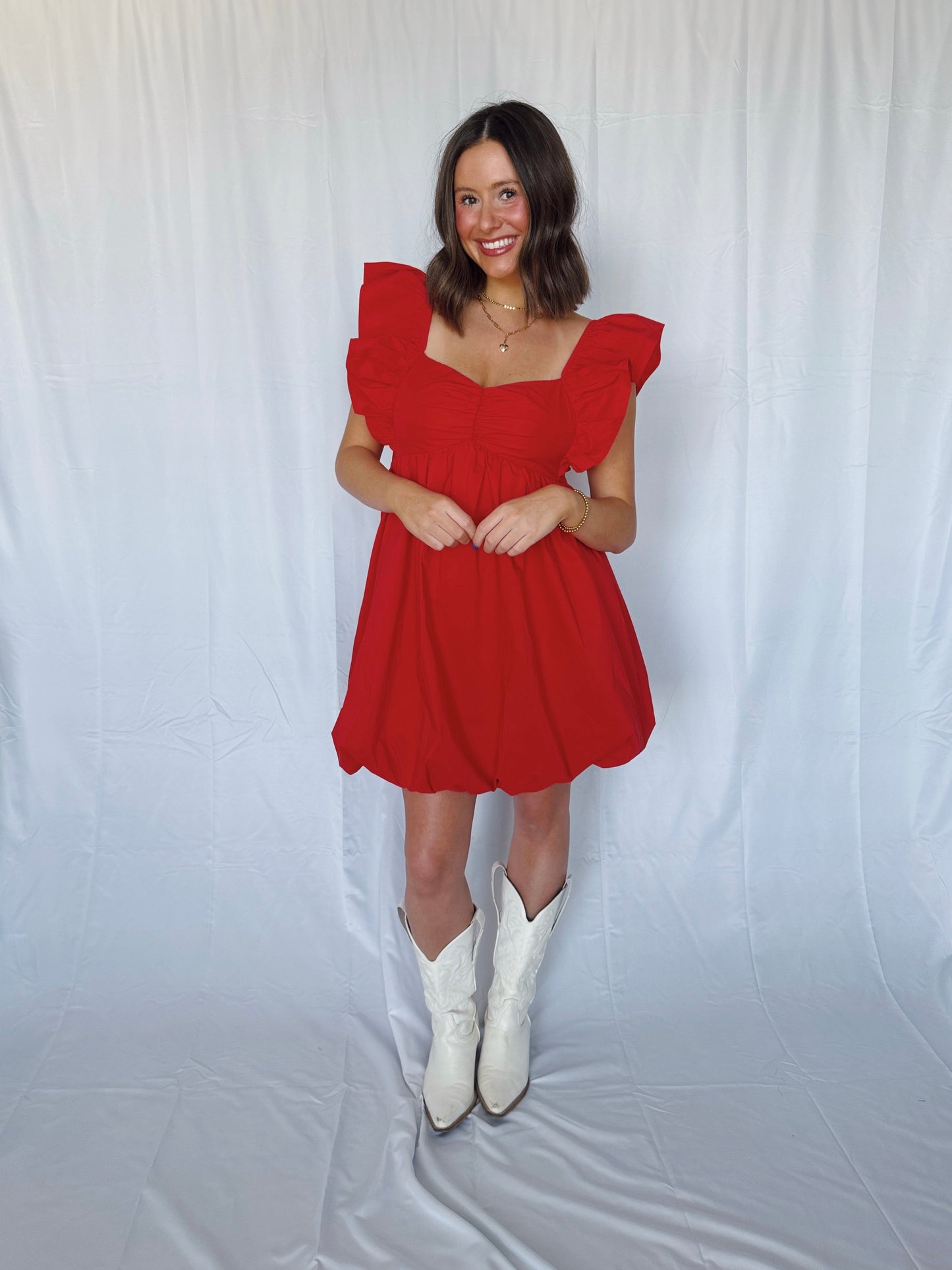 Candy Apple Bubble Dress