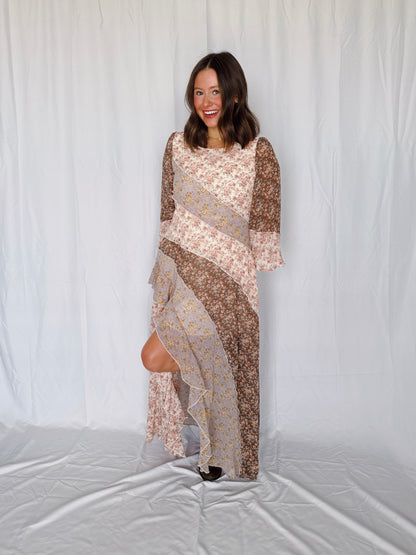 Golden Hour Floral Maxi Dress