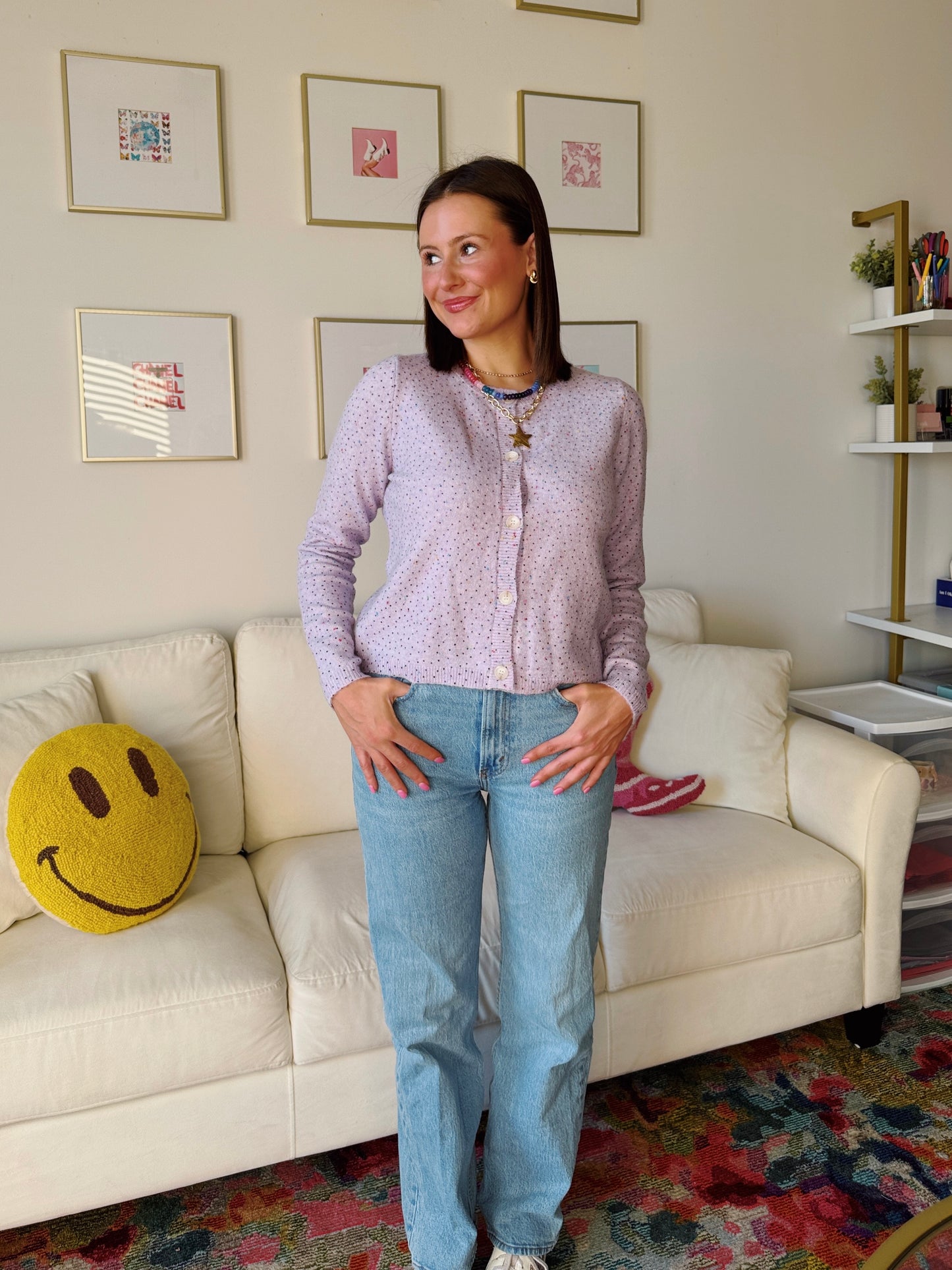 Pop Rocks Confetti Button Down Cardigan