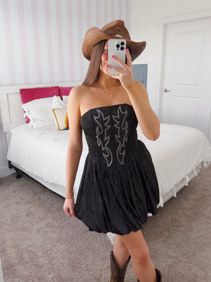 Hang Tight Honey Bubble Dress