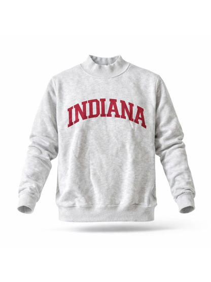 Indiana Reversible Mock Neck Sweatshirt