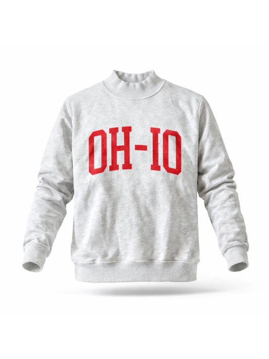 Ohio Reversible Mock Neck Sweatshirt