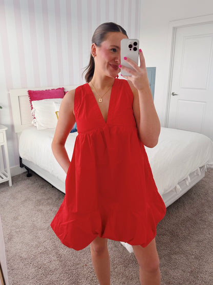 Steal a Kiss Bow Back Bubble Dress