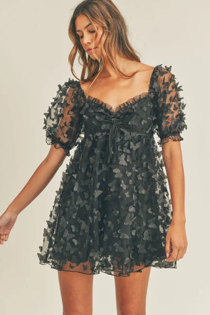 Come Fly With Me Butterfly Babydoll Dress