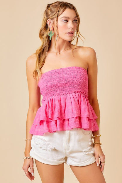 Candy Floss Babydoll Top