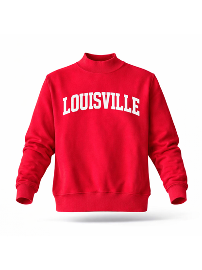 Louisville Reversible Mock Neck Sweatshirt