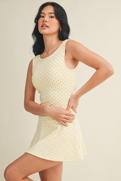 Out & About Polka Dot Athletic Dress
