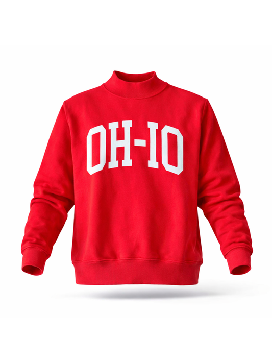 Ohio Reversible Mock Neck Sweatshirt