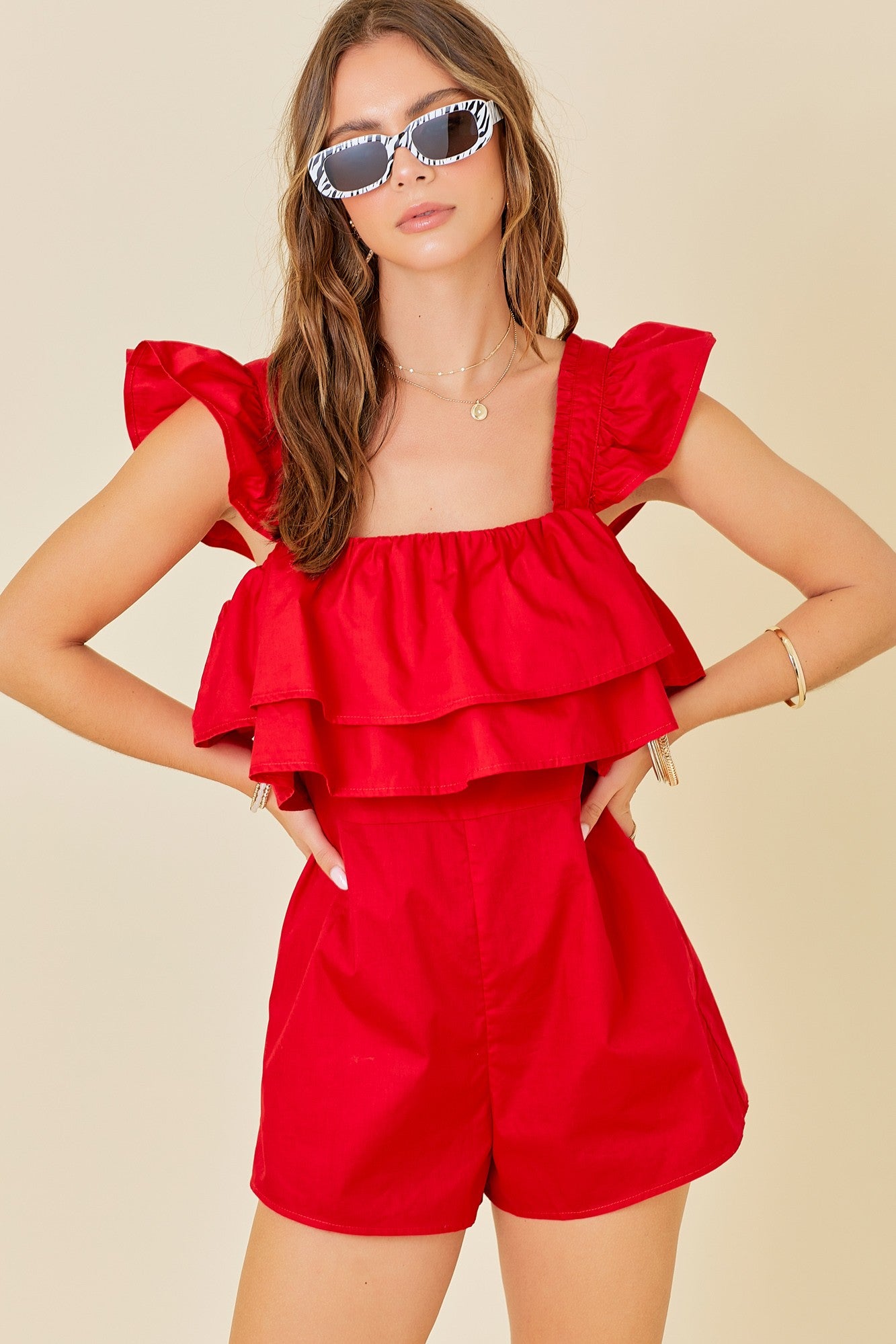 Perfect Picnic Ruffle Romper