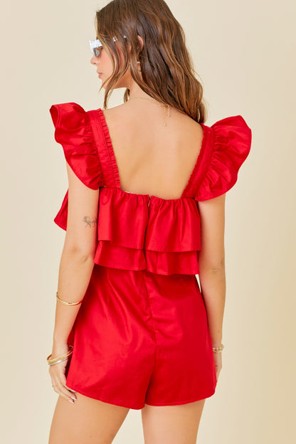 Perfect Picnic Ruffle Romper