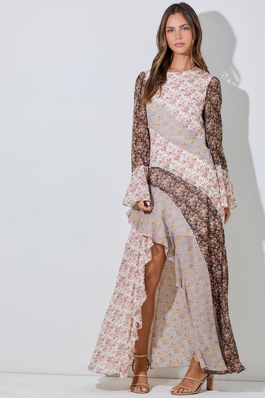 PREORDER: Golden Hour Floral Maxi Dress