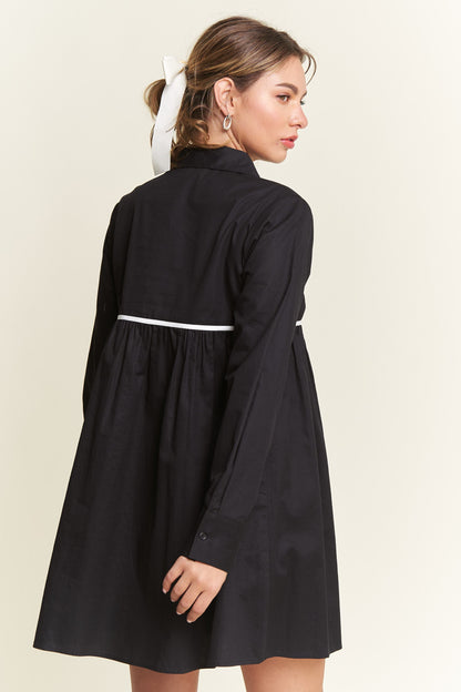 Darling Days Bow Button Down Dress