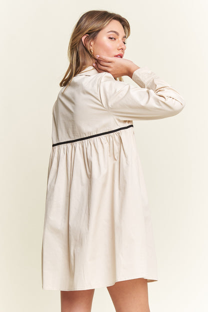 Darling Days Bow Button Down Dress