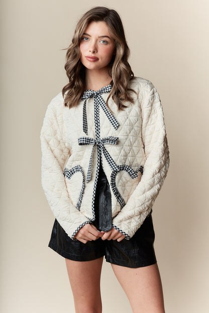 Love of My Life Quilted Heart Jacket