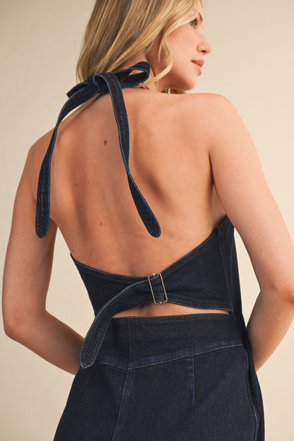 Red Dirt Road Denim Romper