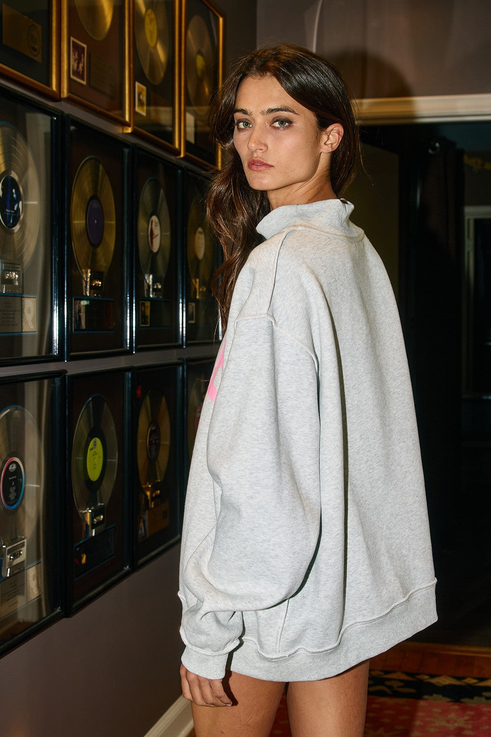 PREORDER: Pilates/Yoga Reversible Mock Neck Sweatshirt (EST. SHIP DATE: 2/13)